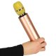 Wireless Karaoke Microphone for Kids with Bluetooth Speaker 2000mAh SD USB, Gold
