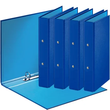 Bakalu A4 Ring Binder Set (5 Pcs), 40 mm, Navy Blue