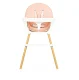 Ecotoys HA-004 PINK 2-in-1 Baby High Chair, Pink