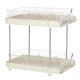 2-Tier Acrylic Organiser with Sliding Drawers for Desk Kitchen and Bathroom