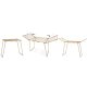 Massido Debora Folding Clothes Drying Rack 19 m, Gold