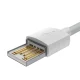 Baseus Simple Wisdom USB to Lightning Cable 1.5m 2.4A (2 pcs), White