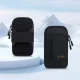 Tech-Protect M6 Universal Sport Armband for Phones up to 6.9\", Black and Orange