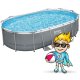 Bestway 56448 Power Steel Frame Pool 488x305x107 cm