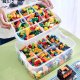 Коробка-контейнер для блоков LEGO, 2 уровня
