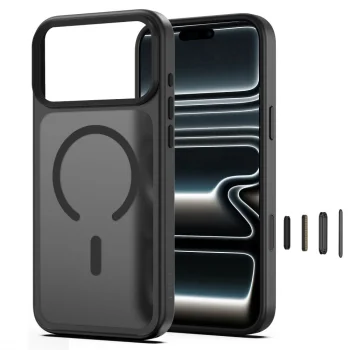 Tech-Protect Magmat Magsafe CC Case for iPhone 18 Pro / 17 Pro, Matte Black