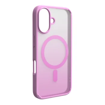 Puro Gradient MagSafe Silicone Case for iPhone 16, Pink