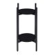 Plant Stand ModernHome 2 Tier Metal Flower Pot Holder for Indoor Plants, black