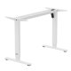 Ergo Office ER-400 Electric Height Adjustable Desk Frame, 80kg, White