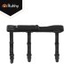 Ruhhy 27226 Adjustable Shirt Stays for Men, Non-Slip Tucked Shirt Holder, Black