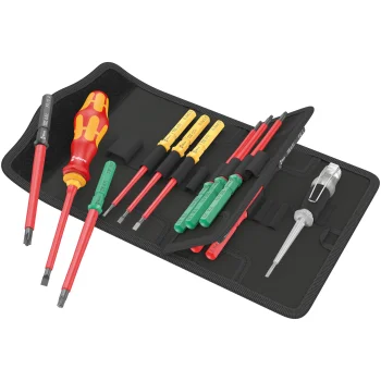Wera Kraftform Kompakt VDE 16 Screwdriver Set, 16 Pieces