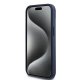 Чехол Dkny для iPhone 15 / 14 / 13 Mono Stripe & Metal Logo, синий