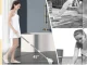 2-in-1 Floor Scrub Brush with Squeegee, 122 cm