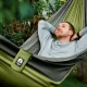 Mountain Goat Single Camping Hammock with Mosquito Net, Grey-Green
