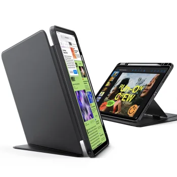ESR Flip Hybrid Case for iPad Air 13", Black