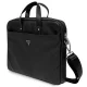 Guess Saffiano Triangle Logo Laptop Bag for 16\'\', Black