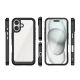 Outer Space Case Hybrid Case with Gel Frame for iPhone 16, Black