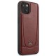 Mercedes Leather Urban Case for iPhone 14 Plus - Red