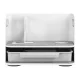 Ergo Office ER-441 Desk Organizer with Drawer and Wireless Charger, White