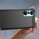 Infinix Hot 20S Case Carbon Case Flexible TPU Cover, Black