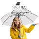 Прозрачный автоматический зонт Malatec, белый