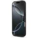 Guess Leather 4G Triangle Strass MagSafe Case for iPhone 18 Pro / 17 Pro, Black