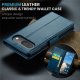 Google Pixel 9 / 9 Pro CASEME Wallet Magnetic Leather Case Cover, Blue