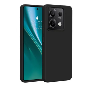 Etteri Silicone Case for Xiaomi Redmi Note 13 Pro 5G, Black