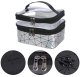 Kosmetyczka Kuferek Travel Cosmetic Case, Silver