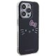 Hello Kitty iPhone 15 Pro Case IML Kitty Face, Black