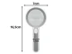 5x Magnifying Glass with 12 LED Lights for Reading, Rechargeable