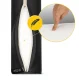 4FIZJO Rehabilitation Bolster Massage Roller 30 x 10 cm, Black