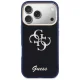 Guess IML 4G Script Metal Case for iPhone 17 Pro Max - Blue