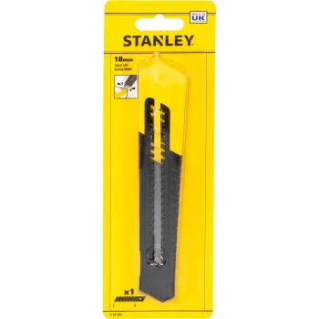 Snap-Off Utility Knife Stanley SM 18 mm, Yellow/Black
