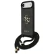 Guess 4G Big Logo Cord Strap Crossbody Case for iPhone 17 Air - Black