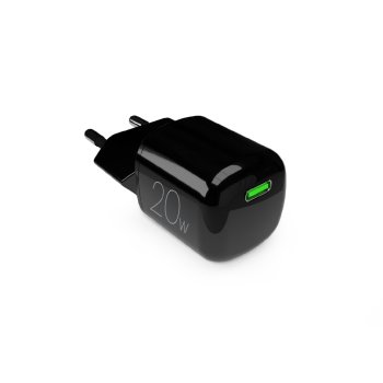 Puro 20W GaN USB-C Wall Charger - Black