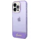 Guess Translucent Case for iPhone 14 Pro Max - Purple