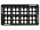 DIVODV Dēstu kasetes sēklu sēšanai un stādiem, 8 nodalījumi, melnas