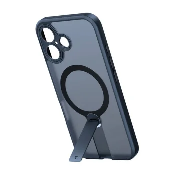 Torras Pstand Spin Case for iPhone 16 Plus with Stand, Black