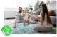 Nukido NK-340 Double-sided Foldable XPE Foam Play Mat Pad Rug for Kids, Ocean-Land, 200x180cm