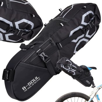 Bike bag under saddle waterproof pannier pouch rear bike case