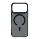 3Mk Protection iPhone 17 Pro Case Smoke MagCase, Black Semi-Transparent