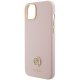 Guess Silicone Logo Strass 4G Case for iPhone 15 Plus / 14 Plus - Light Pink