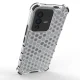 Hybrid Armored Case for Vivo V23 5G Honeycomb with Gel Frame, Black