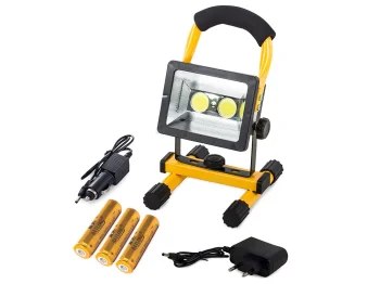 Portable LED COB 30W Floodlight with Battery, IP65