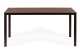 6 Person Patio Dining Table 156x78 cm Polywood Top for Garden Outdoor Use, Brown