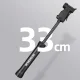 Mini Bicycle Hand Pump ROCKBROS TM-1701P 80 PSI for Presta and Schrader Valves - Black