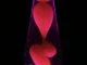 Lava Lamp Night Light, Silver/Blue