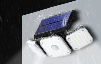 Superfire FF13-C Dārza LED Apgaismojums Nakts Lampa ar Saules Bateriju un Kustības Sensoru | Garden Solar Lamp Light...