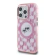 Karl Lagerfeld iPhone 15 Pro Case IML Monogram Karl & Choupette MagSafe, Pink